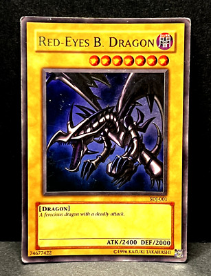 Yu-Gi-Oh! TCG Red-Eyes B. Dragon SDJ-001 Ultra Rare Unlimited - MP-image