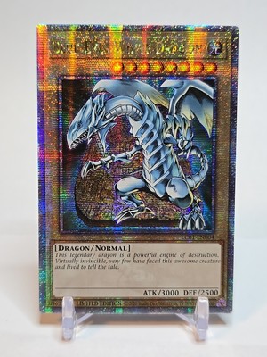 Blue-Eyes White Dragon (Quarter Century Secret Rare) LC01-EN004 Legendary...-image