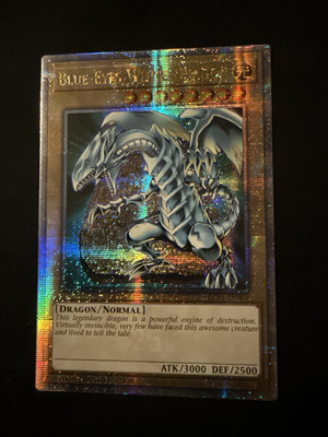 Blue-Eyes White Dragon QUARTER CENTURY SECRET RARE LC01-EN004 (NM) Yugioh-image