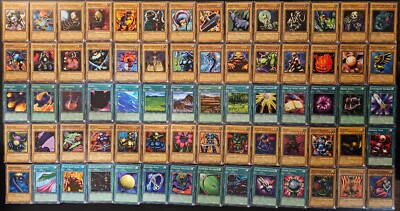 Yugioh LOB Legend of Blue Eyes White Dragon Complete Common Set Vintage English-image
