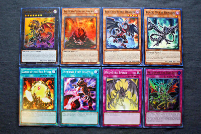 Red-Eyes Black Dragon deck support cards (Flare Metal, The Stone of Legend...)-image