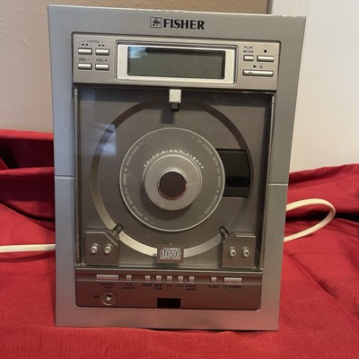 Fisher SLIM-1400 Vertical CD Audio System Digital AM/FM Stereo - CD Player*READ-image