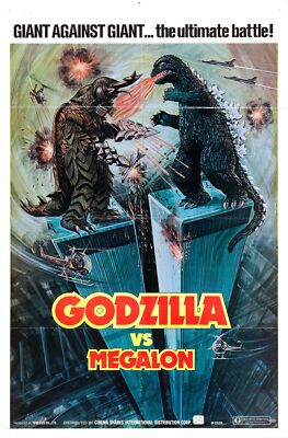 Godzilla Vs Megalon 03 Movie Poster FRIDGE MAGNET-image