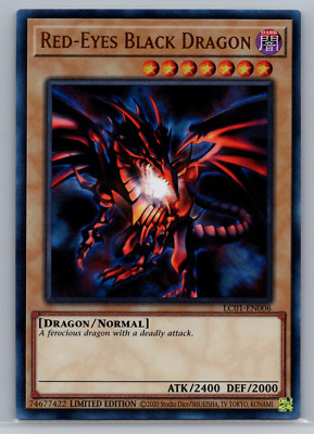 Yugioh Red-Eyes B. Dragon LC01-EN006 Ultra Rare Limited Edition NM 003-image