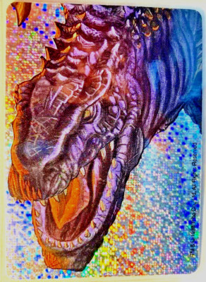 GODZILLA CARD/STICKER SET PIXELATED FINISH BLANK BACKS TOHO 1998 SCARCE-image