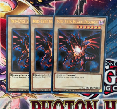 3x Red-Eyes Black Dragon - LC01-EN006 - Ultra Rare NM-image