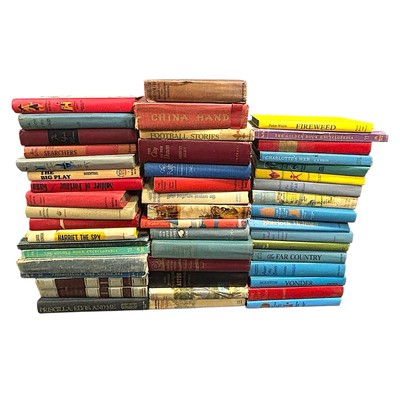LOT OF 50 - Vintage Old Rare Hardcover Books Mixed Color - Shelf Decor-image