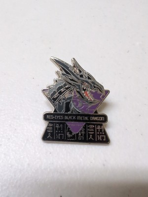 Yugioh Red-Eyes Black Metal Dragon Pin 2003 Upper Deck Used 1dt Edition-image