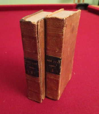 The Works of Lord Byron ~ Don Juan (1825) Two Volume Vintage Set-image