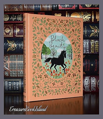 Black Beauty by Anna Sewell Illustrated New Sealed Leather Collectible Hardcover-image