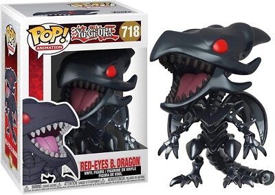 Funko Pop! x Yu-Gi-Oh! - Red-Eyes Black Dragon #718 - NEW!-image