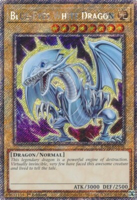 Yu-Gi-Oh! Blue-Eyes White Dragon 7th Alternative Art RA04-EN108 Platinum Secret-image