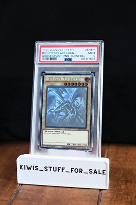 PSA 9 Red-Eyes Black Dragon (Ghost Rare) GFP2-EN176 1st edition-image
