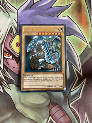 SDBE-EN001 Blue-Eyes White Dragon Ultra Rare UNL Edition NM Yugioh Card-image