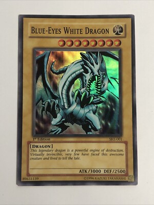 Blue-Eyes White Dragon (SKE-001 Starter Deck: Kaiba Evolution) 1st Edition LP/MP-image