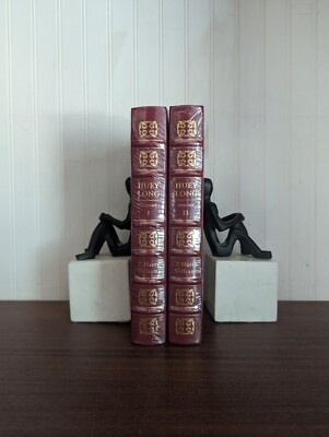 Easton Press Huey Long 2 Vol Set T Harry Williams American History SEALED-image