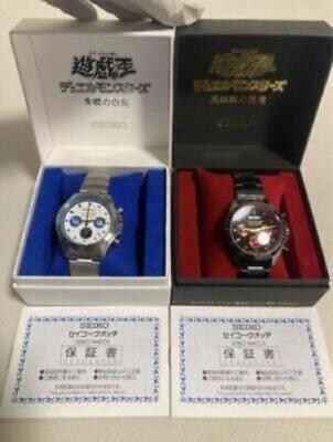 Seiko Yu-Gi-Oh! Yugioh Watch blue-eyed white dragon/Red-Eyes Black Flare Dragon-image