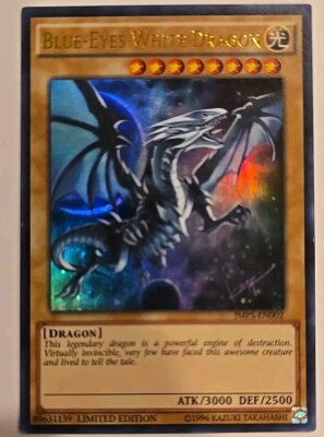 Yugioh Blue-Eyes White Dragon JMPS-EN002 Ultra Rare Limited Edition NM-image