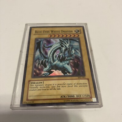 2004 Blue Eyes White Dragon 1st Edition - SKE 001 Holo Foil Rare Yugioh Card PL-image