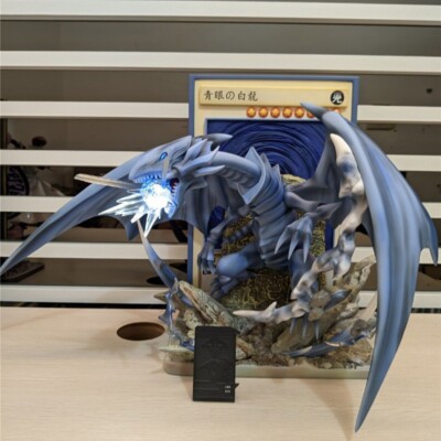 Yu-Gi-Oh! Blue-Eyes White Dragon Statue Resin Model Toys Wasp Studio Original-image