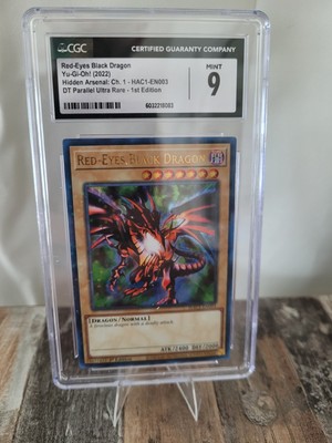 Red-Eyes Black Dragon [UPR 1st Edition] HAC1-EN003 YuGiOh Hidden Arsenal CGC 9-image