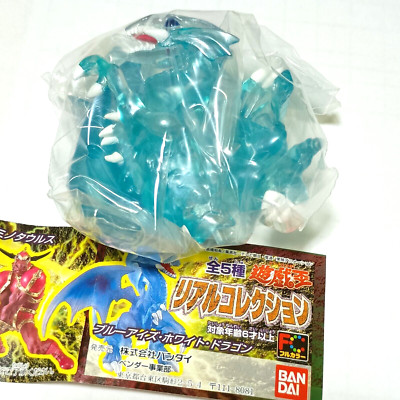 Yu-Gi-Oh!  Blue Eyes White Dragon Mini Figure Bandai Gashapon Real Collection-image