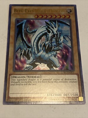 Yugioh Blue Eyes White Dragon / Ultra Rare / 1st Edition LCKC-EN001 1st Ed-image