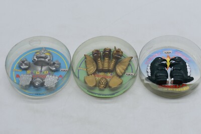 Banpresto Godzilla Magnet THREE Species Mechagodzilla Godzilla Kingghidora YES-image