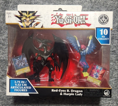 Yu-Gi-Oh! 2 Figure Battle Pack  Red Eyes Black Dragon and Harpie Lady 3.75 inch-image