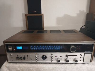 Vintage Fisher Wide-Sound 504X 4/2 Channel Stereo Receiver See Video & Pictures-image