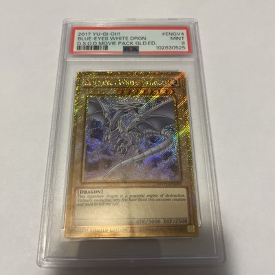 Blue-Eyes White Dragon (Gold Secret Rare) MVP1-ENGV4 GRADED -image