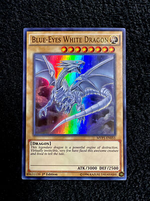 🔥 YUGIOH • BLUE-EYES WHITE DRAGON • MVP1-EN055 • 1st • ULTRA RARE • NM 🔥-image