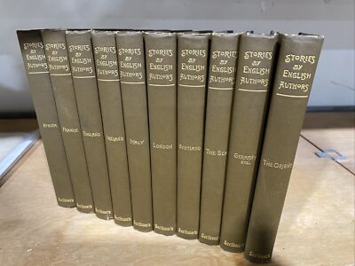 Stories By English Authors Ten Volume Set 1899 Barrie Stevenson Doyle Kipling-image