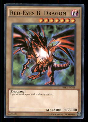 Yugioh Red-Eyes B. Dragon #LDK2-ENJ01 Legendary Decks II LP-image