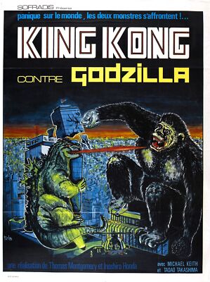King Kong Vs Godzilla 07 Movie Poster FRIDGE MAGNET-image