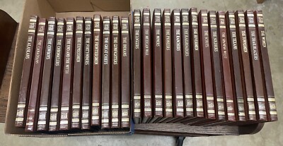 Time Life “The Old West” 25 out of 26 Volume Leatherette Book Set-image