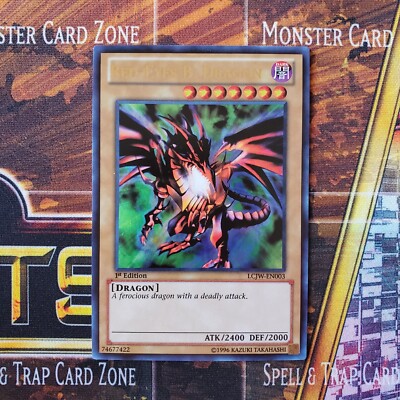 1x Red-Eyes B. Dragon - Ultra Rare - LCJW-EN003 - 1st Ed - NM-image