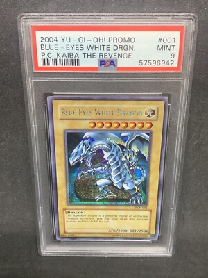 2004 Yu-GI-Oh! Blue-Eyes White Dragon PSA 9 MINT PCK-001 Power Of Chaos Kaiba-image