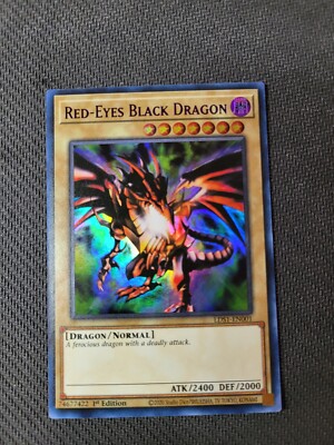 1x Yugioh! Red-Eyes Black Dragon (Blue) - LDS1-EN001 - Ultra Rare 1st LP-image