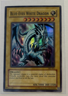 Blue-Eyes White Dragon SKE-001 YUGIOH Starter Deck: Kaiba Evolution-Unlimited LP-image