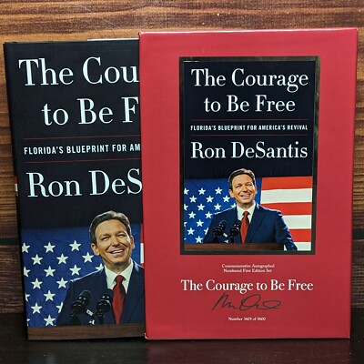 Ron DeSantis Signed Deluxe Collector Edition Set The Courage to Be Free /5600-image