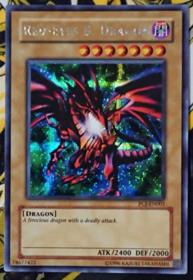 Yu-Gi-Oh! Red-Eyes Black Dragon English PCJ xizzr8gq-image