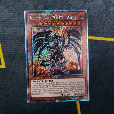 Red-Eyes Darkness Metal Dragon (Platinum Secret Rare) RA03-EN212 Quarter Century-image