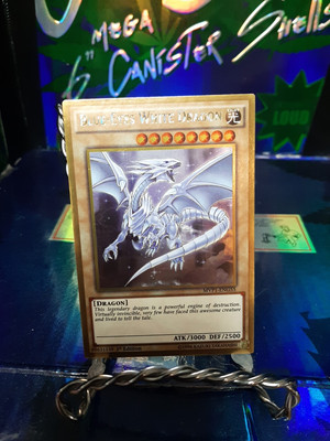YUGIOH BLUE-EYES WHITE DRAGON MVP1-ENG55 GOLD NM-image