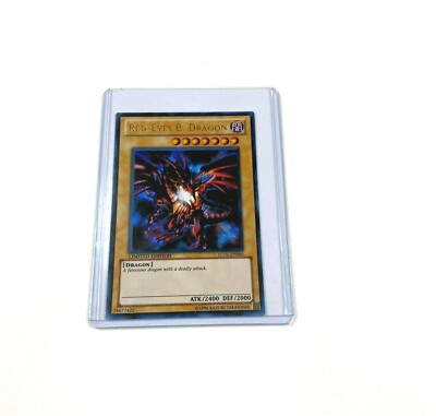 Red Eyes B Dragon 1996 Limited Edition LC01-EN006 Rare Yugioh Card Mint Foil-image