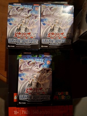3x Yu-Gi-Oh! Blue-Eyes White Destiny Structure Deck Factory Sealed/New Set of 3-image