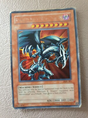 YUGIOH RED-EYES BLACK METAL DRAGON SECRET RARE HP-image