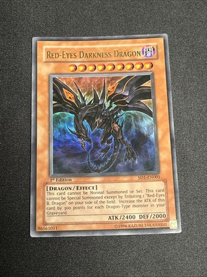 Red-Eyes Darkness Dragon SD1-EN001 Structure Deck: Dragon's Roar- 1st Edition-image