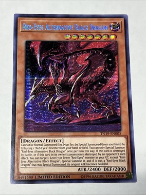 1x (NM) Red-Eyes Alternative Black Dragon - TN19-EN005 - Prismatic Secret Rare --image