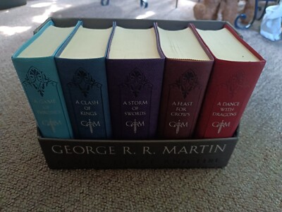 A Game of Thrones, A Song Of Ice And Fire Leather Bound Boxed Set -image